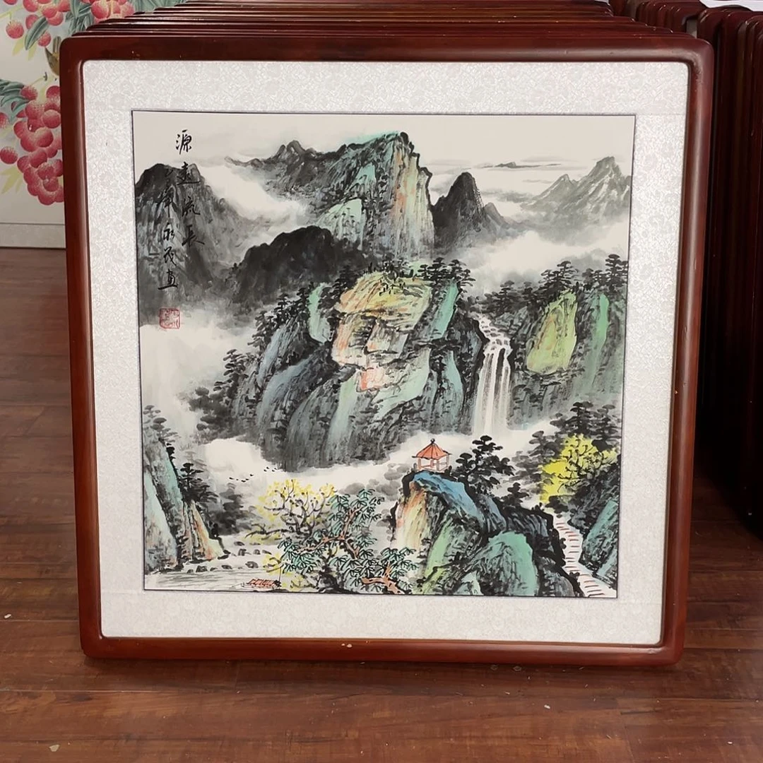 国画带框尺寸63*63厘米