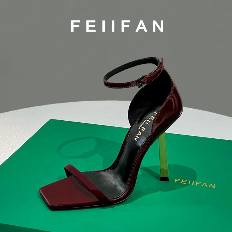 高跟鞋女2025夏季新款细跟外穿高级感气质百搭女士凉鞋7648