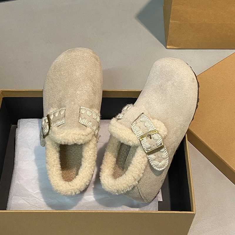 扣号链接，根据编码下单，厚底加棉冬季博肯雪地靴软底内增高3.5