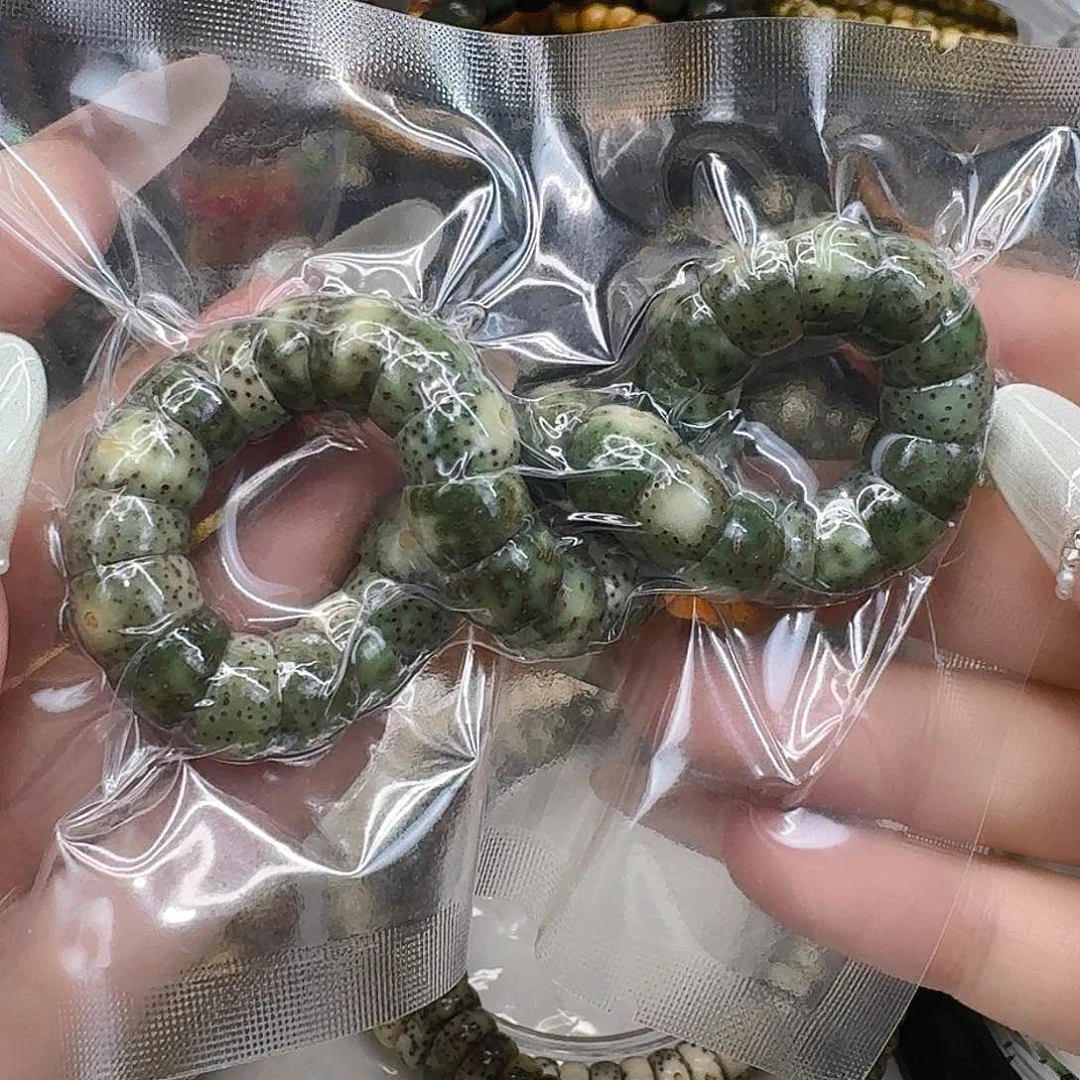 星月菩提手串92荣耀糯冰绿幽灵大肠10