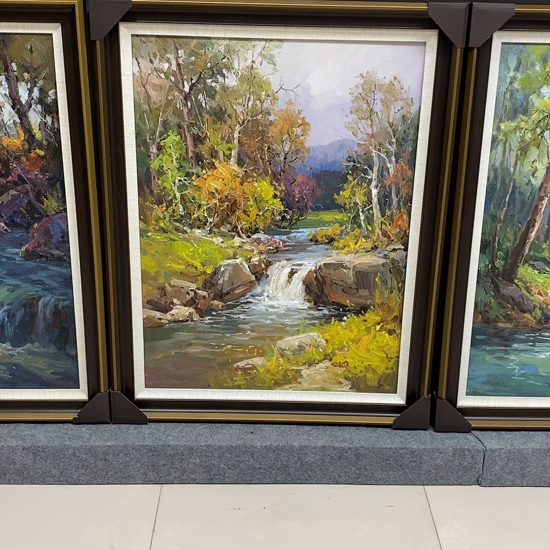 油画带外框画芯尺寸60x80cm