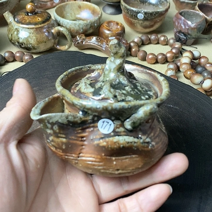 手工粗陶、柴烧茶器