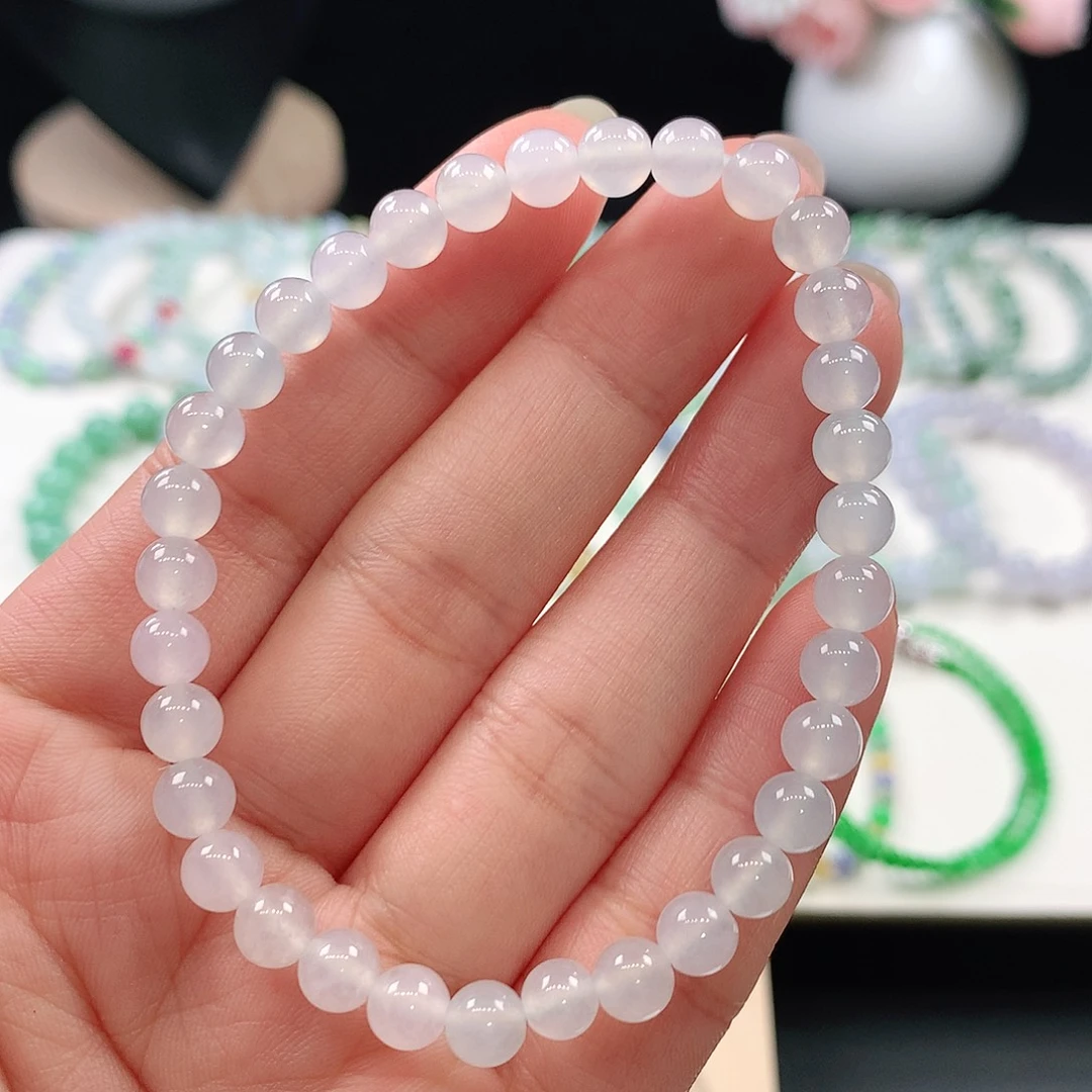 翡翠未镶嵌手链5.8mm