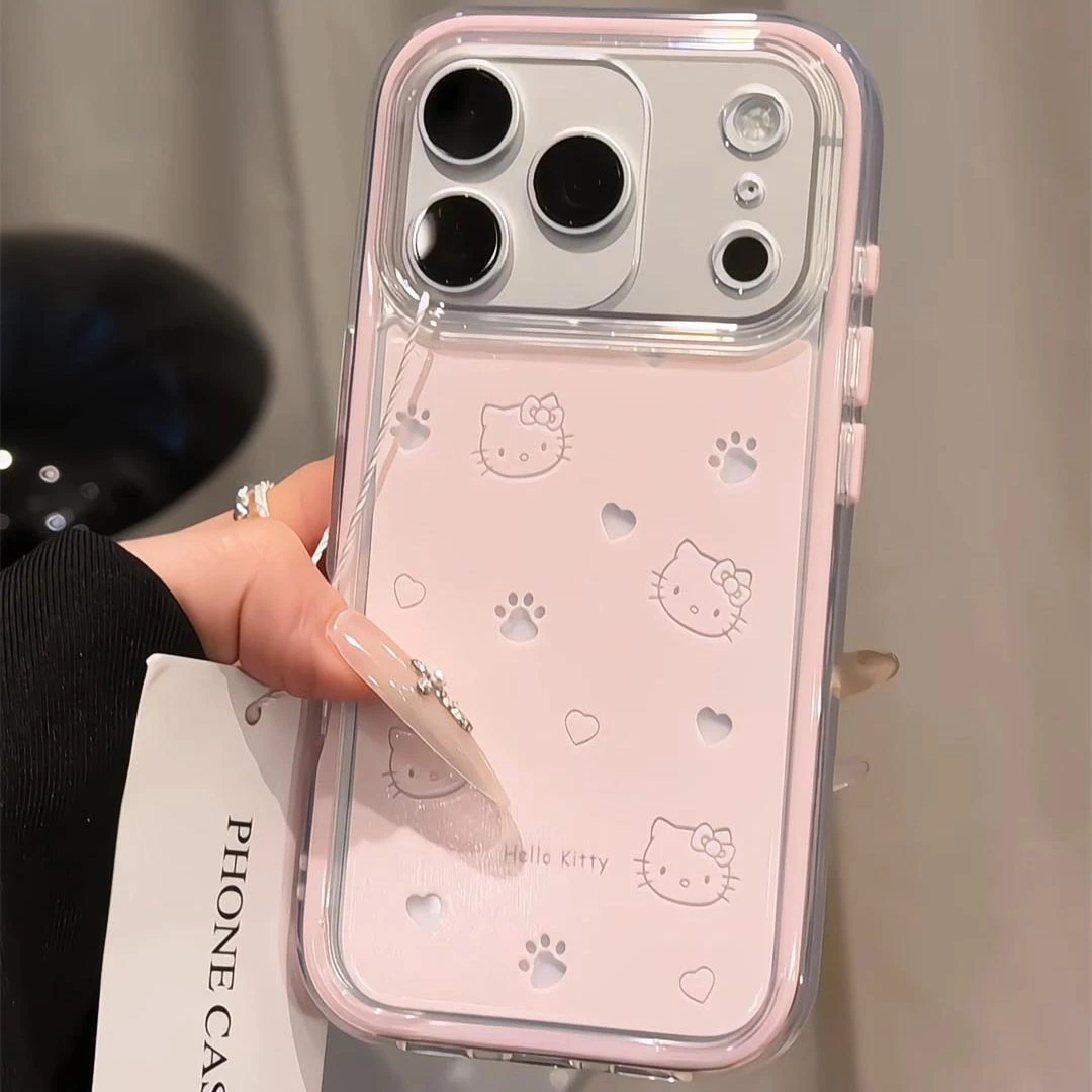 适用苹果17/16可爱Kitty二合一手机壳华为Pura80/Mate70小米17Pro