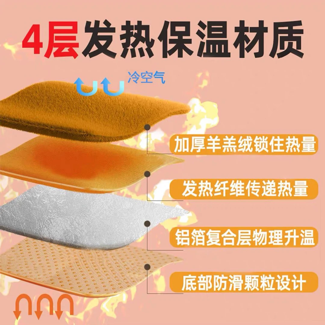 不插电自发热毯猫咪狗狗垫子冬天专用加厚睡垫毛绒毯睡觉用