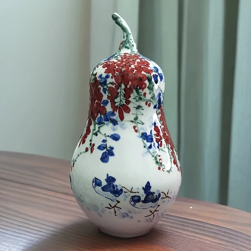 景德镇王平辉老师手工手绘花瓶