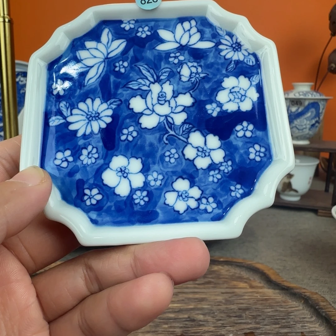 瓷片景德镇手绘青花茶器828