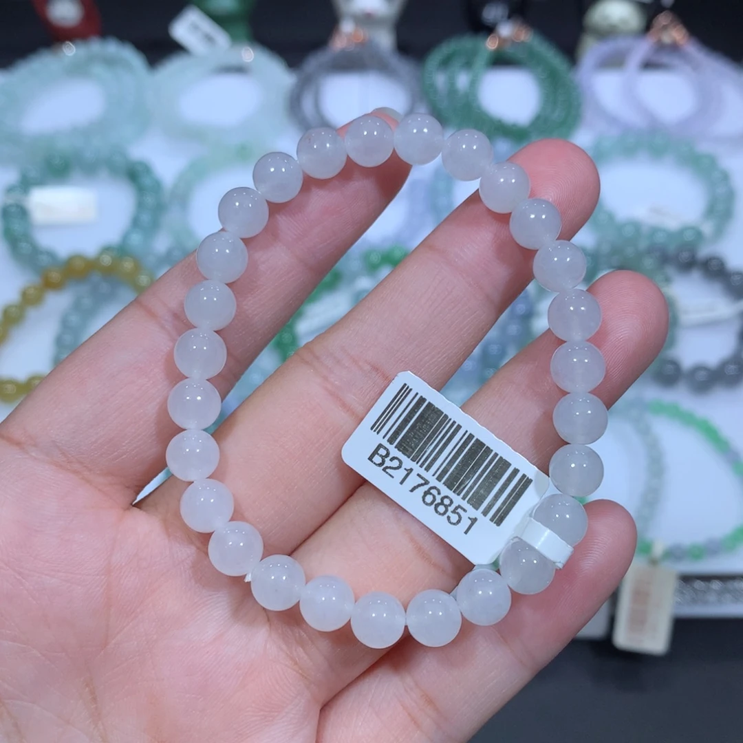 未镶嵌手串翡翠天然