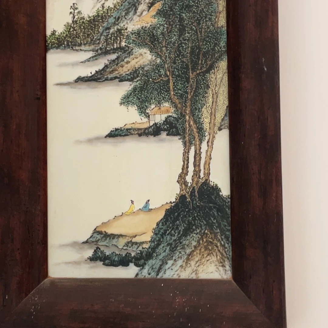 用***9瓷片山水瓷板全品