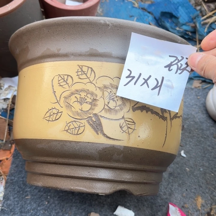 紫砂花盆特价清仓