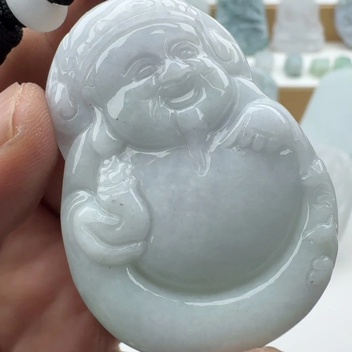 翡翠未镶嵌颈饰天然缅甸A货翡翠