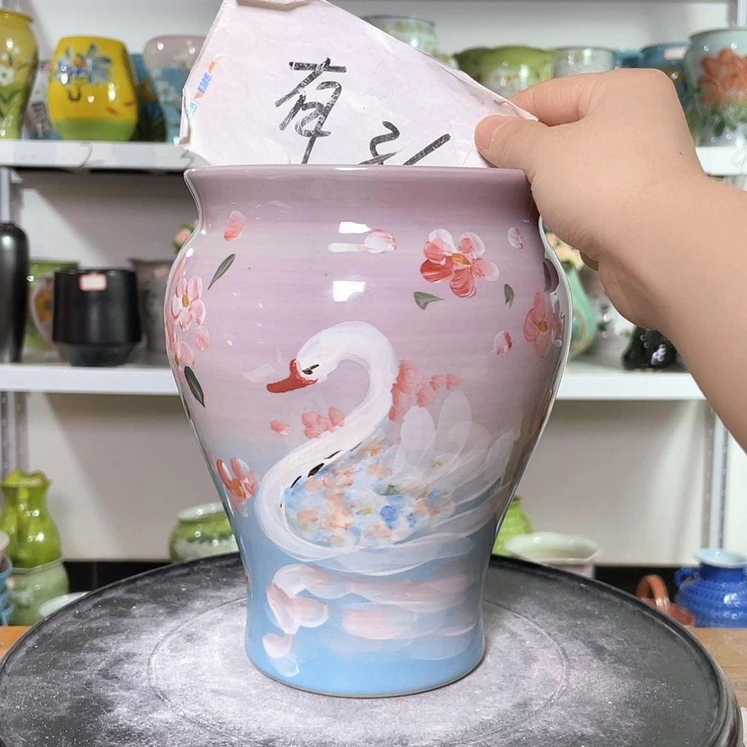 景德镇陶瓷花盆花器暇256