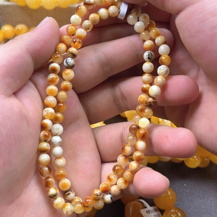 未镶嵌琥珀手链琥珀