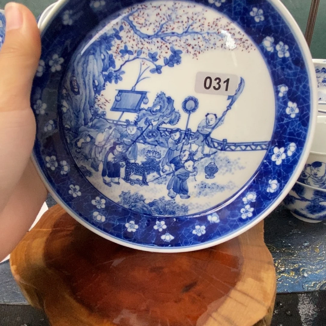瓷片景德镇手绘青花茶器031