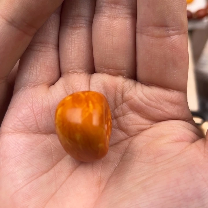 蜜蜡未镶嵌颈饰老蜜蜡饼子吊坠