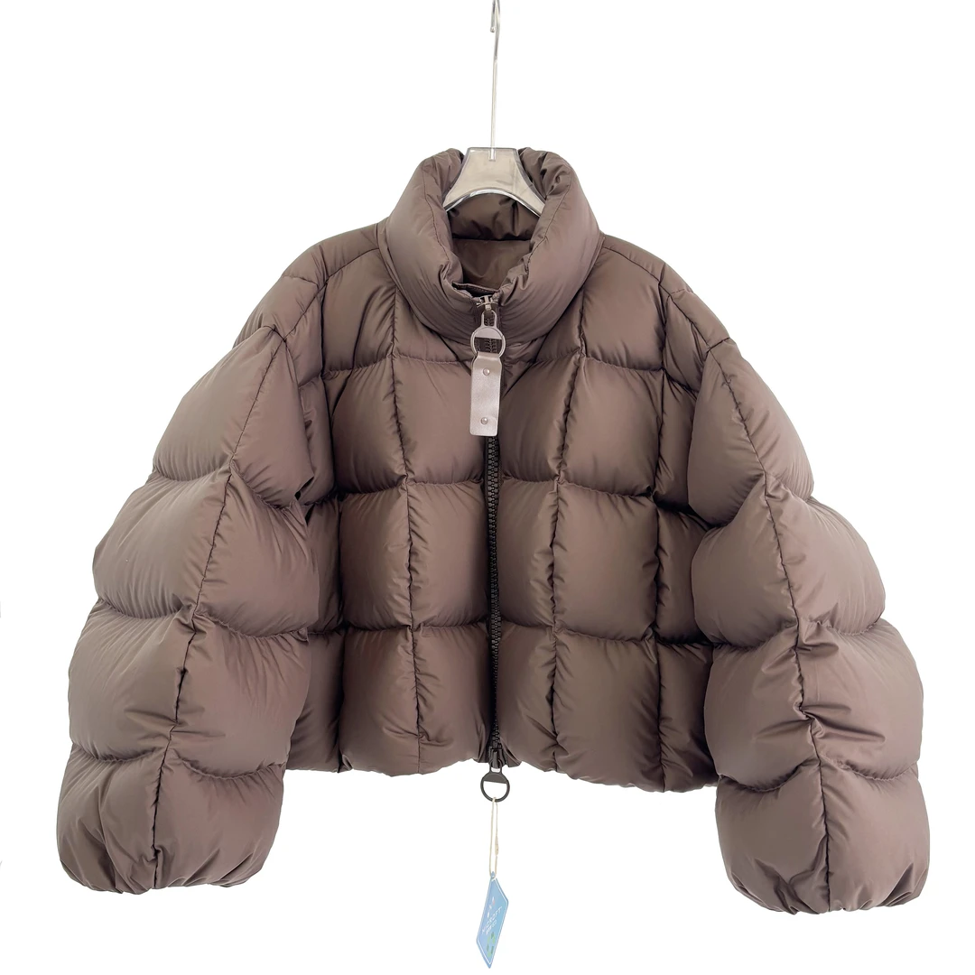 【当季新品】MJ-246高克重花苞设计95鸭绒服阔版羽绒服时尚立领