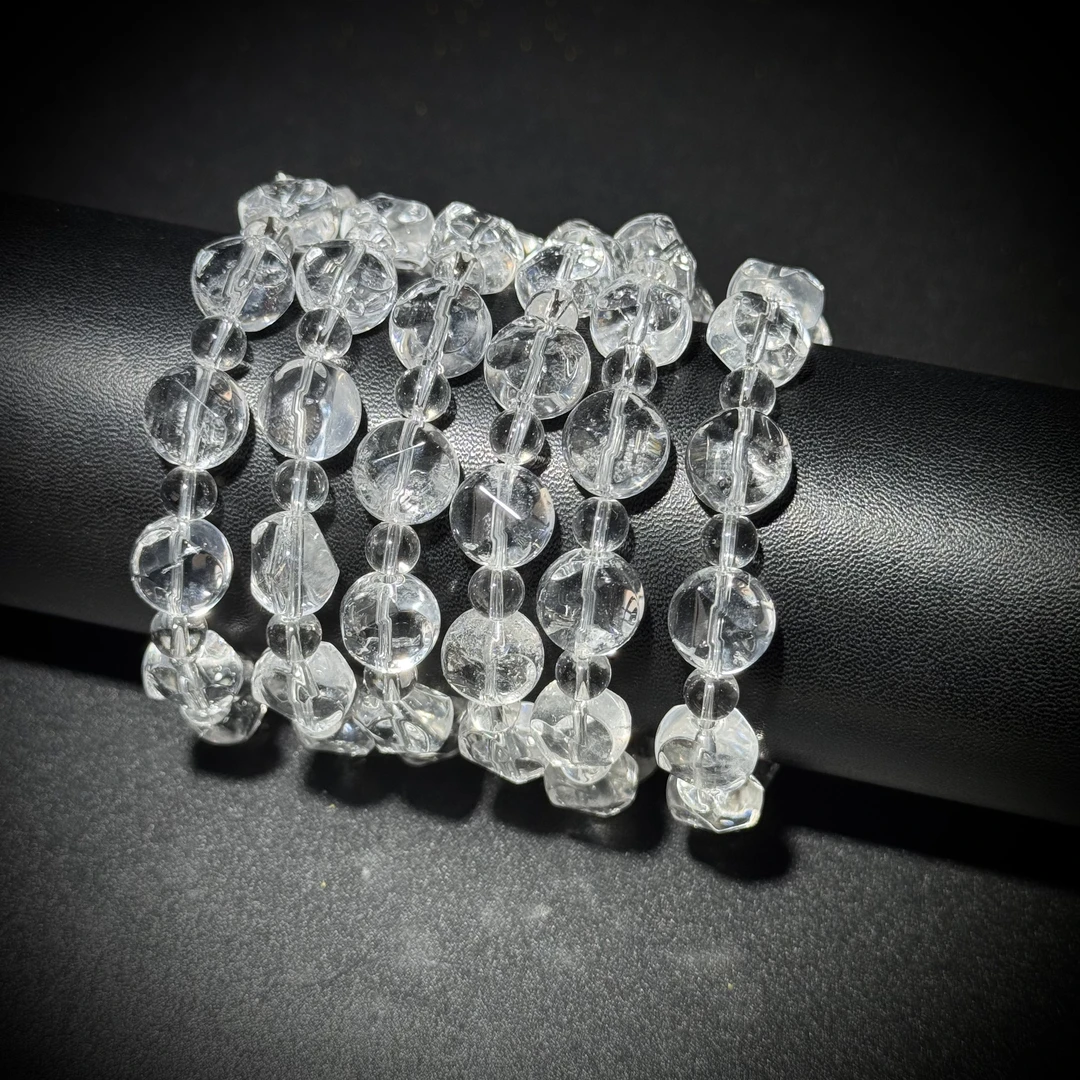 【貝勒爺】S918 ‘大卫星白水晶’时尚手链（多样性发其一）