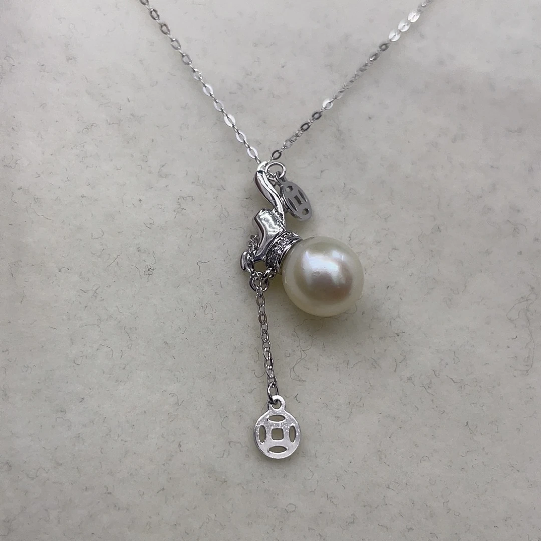 海水珍珠颈饰银S925镶嵌