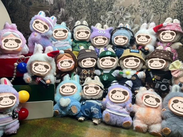 娃衣  【001-099】布布套装毛绒公仔挂件约17厘米