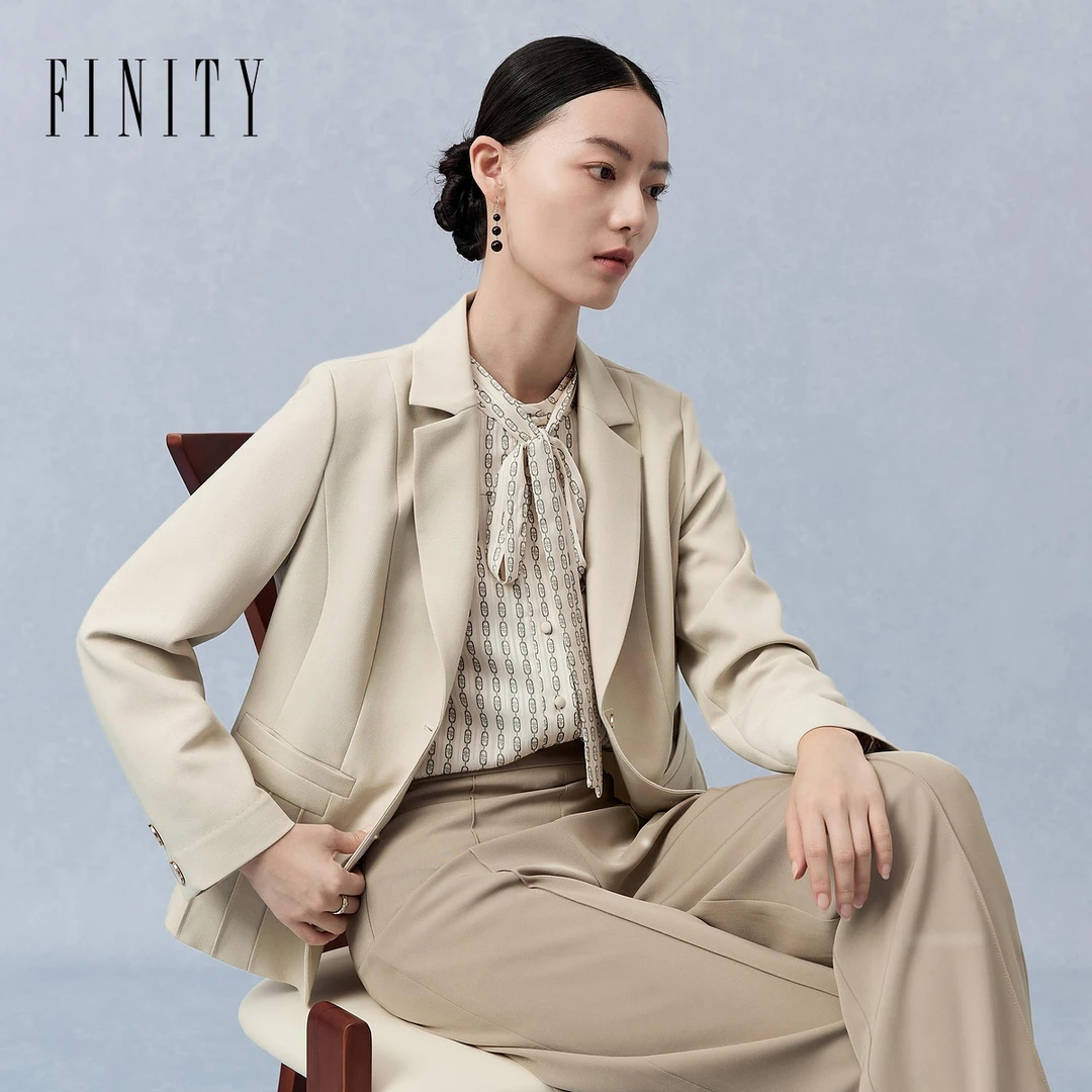 【粉丝专享】FINITY 高端休闲西装通勤收腰显瘦外套 F21X1A26X1