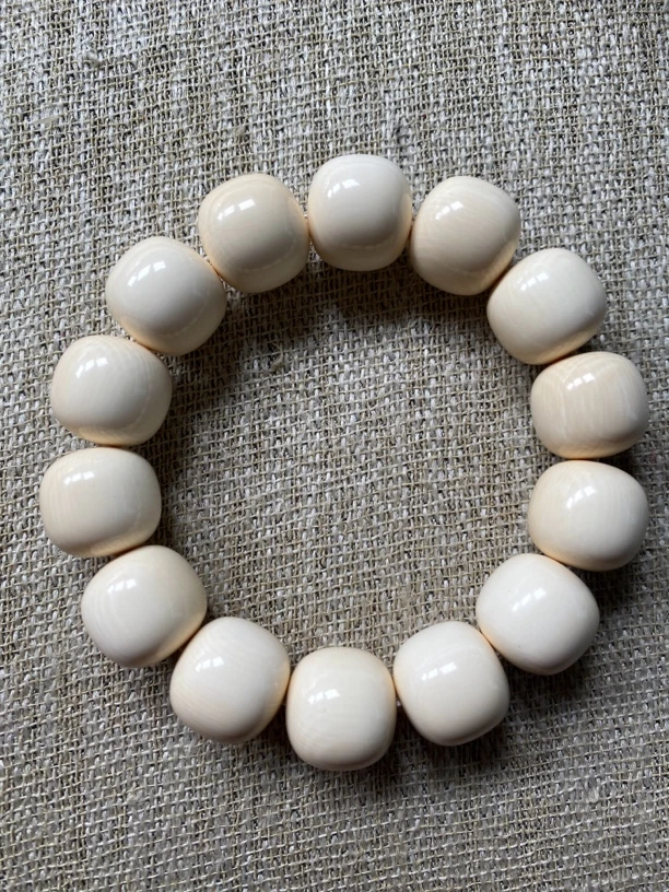 猛犸牙16/15原色差手串12245