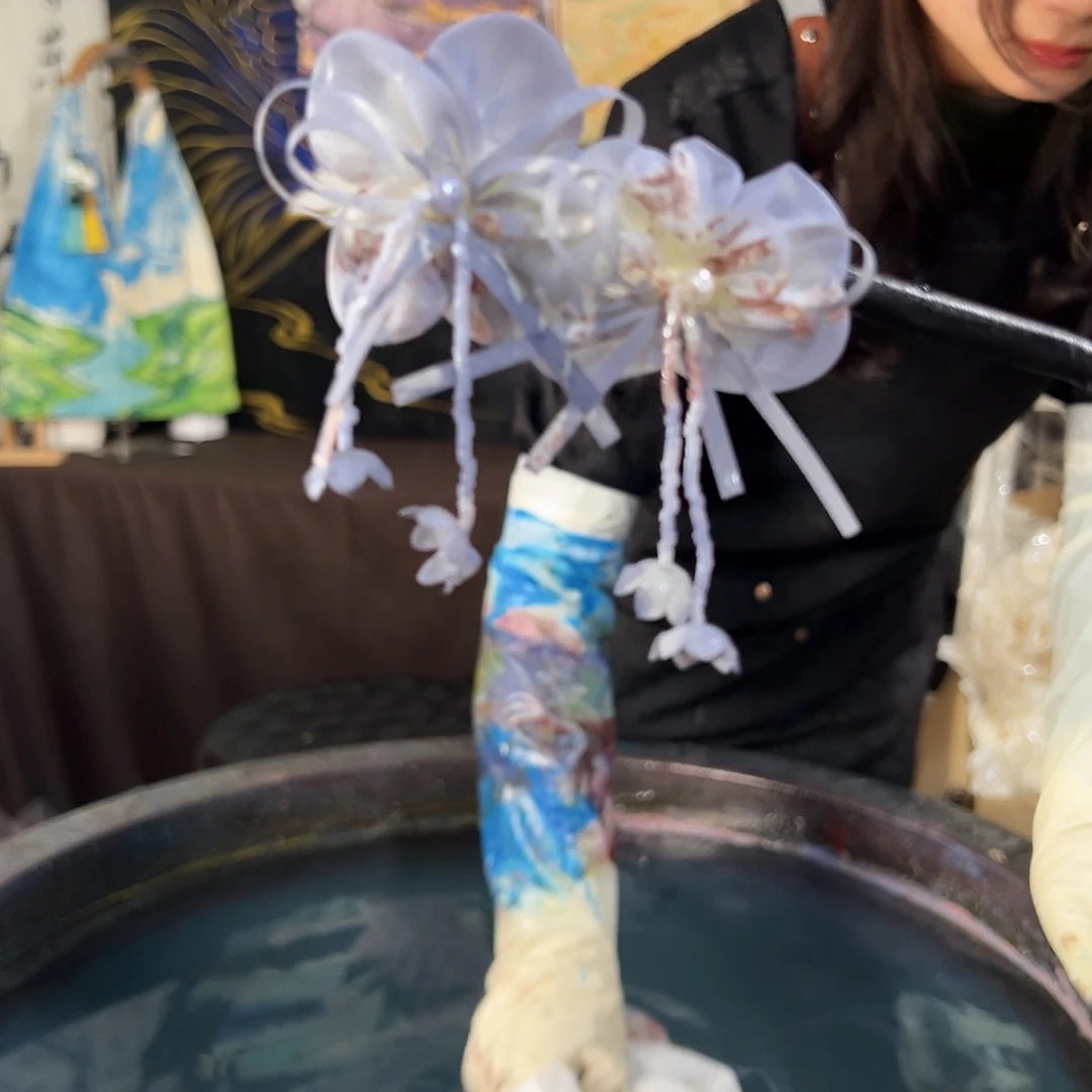 746风铃草发簪紫云英