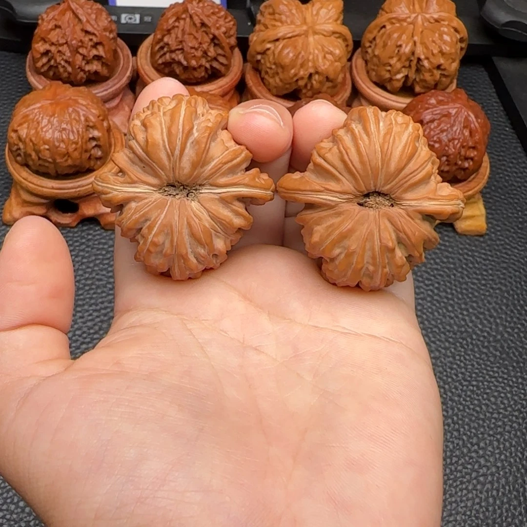 把件文玩核桃39尺寸 全品 四座楼
