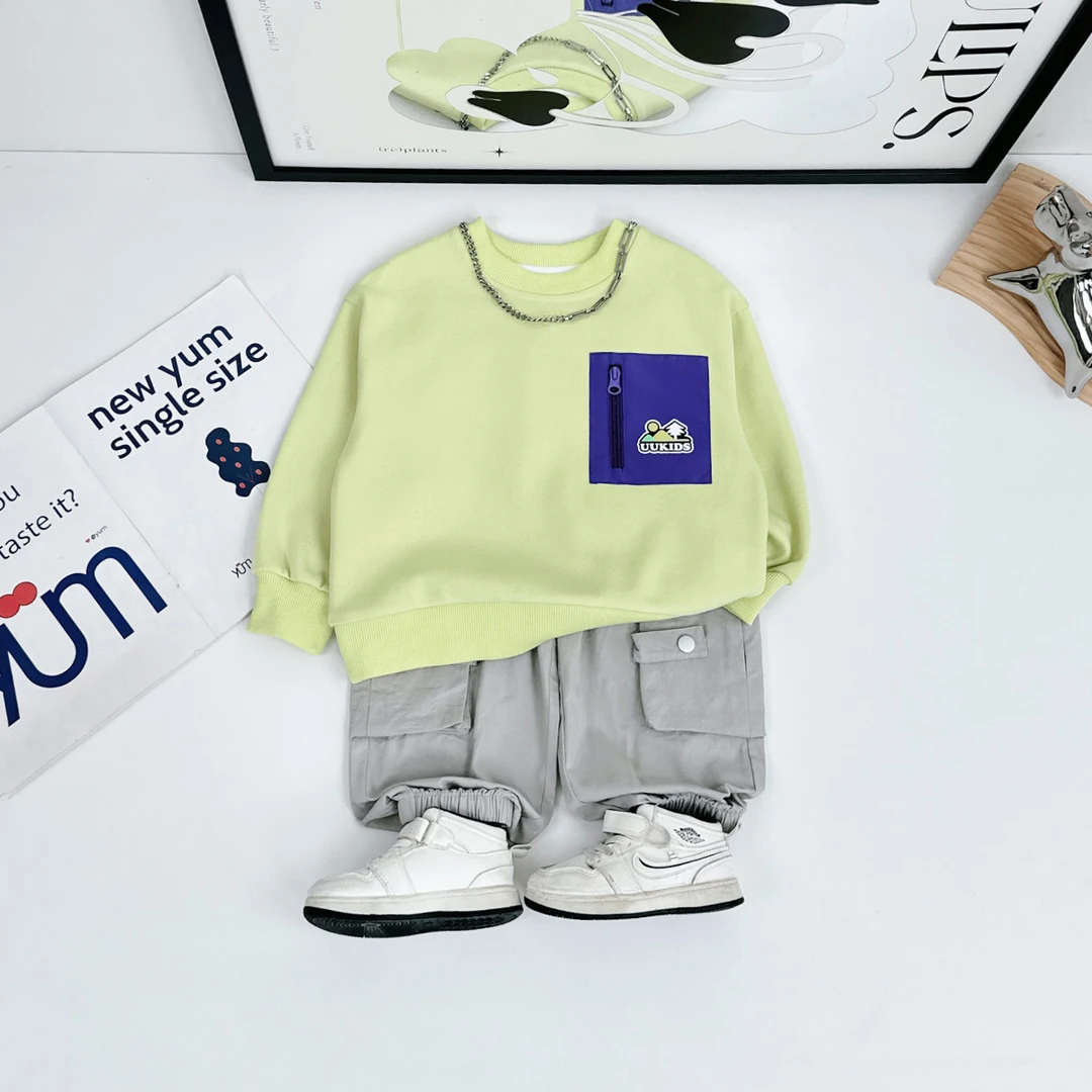 儿童卫衣长袖2025新款春装男童春秋上衣洋气 WGZ037 悠悠童话童装