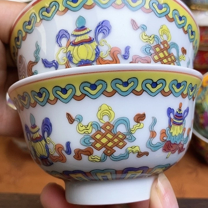 景德镇陶瓷藏式茶碗