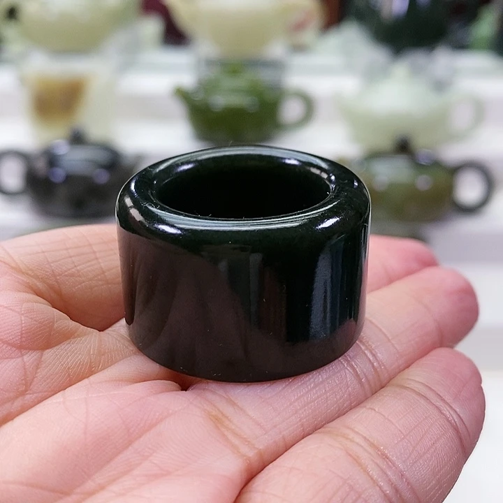 未镶嵌和田玉挂件扳指圈号22.2