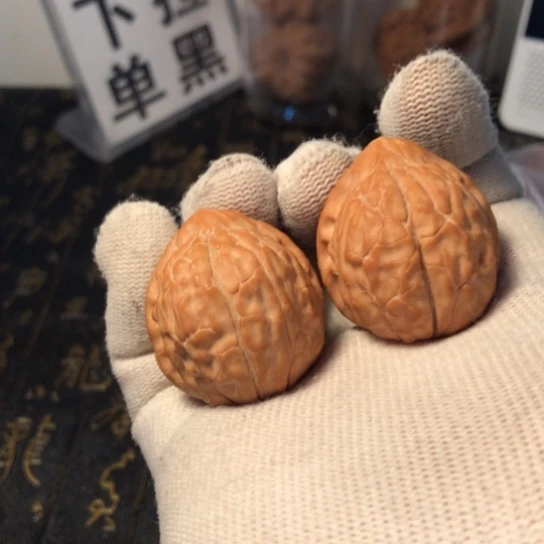 把件文玩核桃龟甲纹30mm