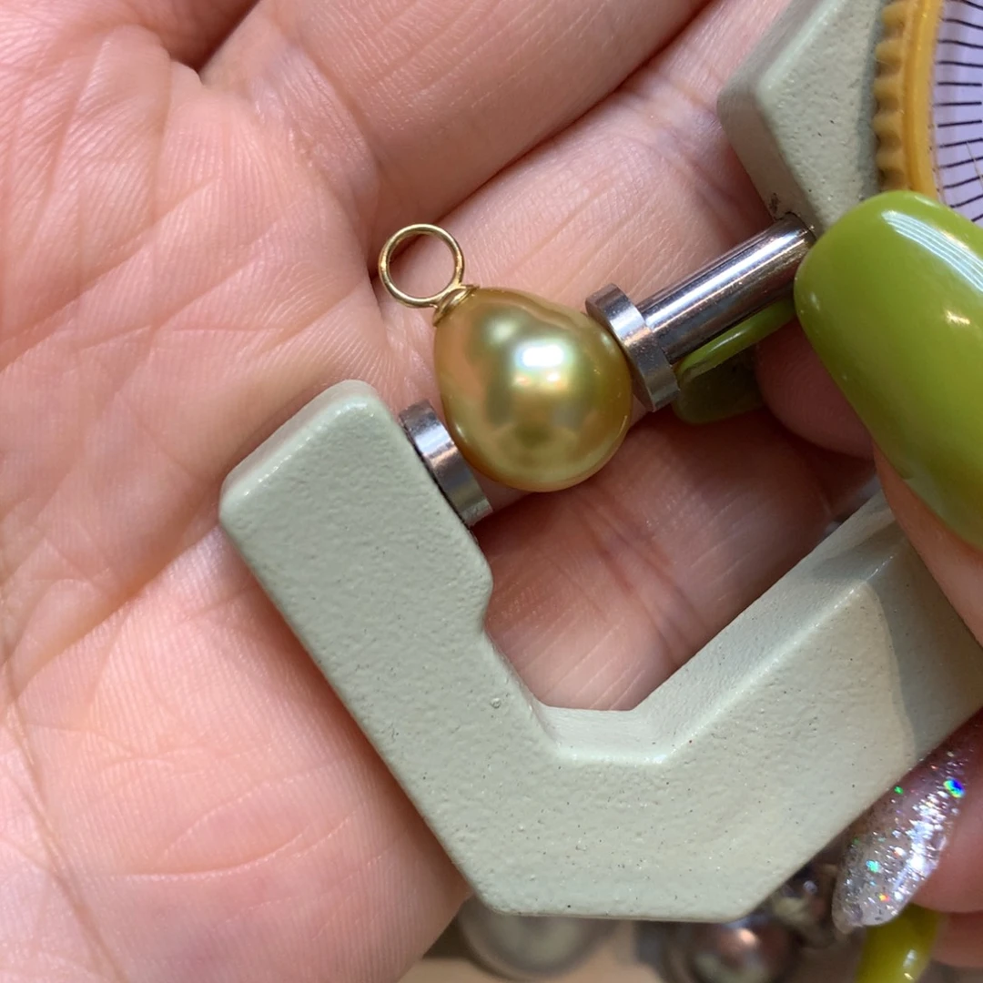 海水珍珠18K金镶嵌颈饰