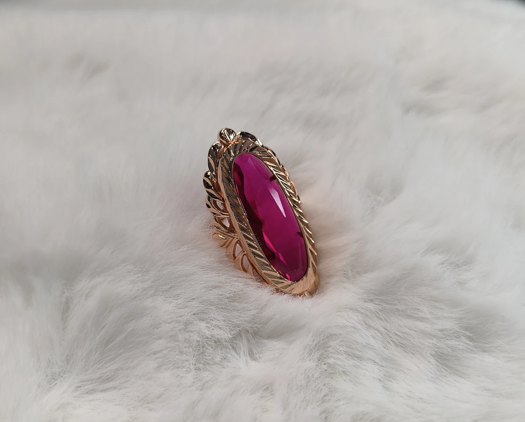 铜合金戒指 铜合金 kizil altun pason戒指U4242