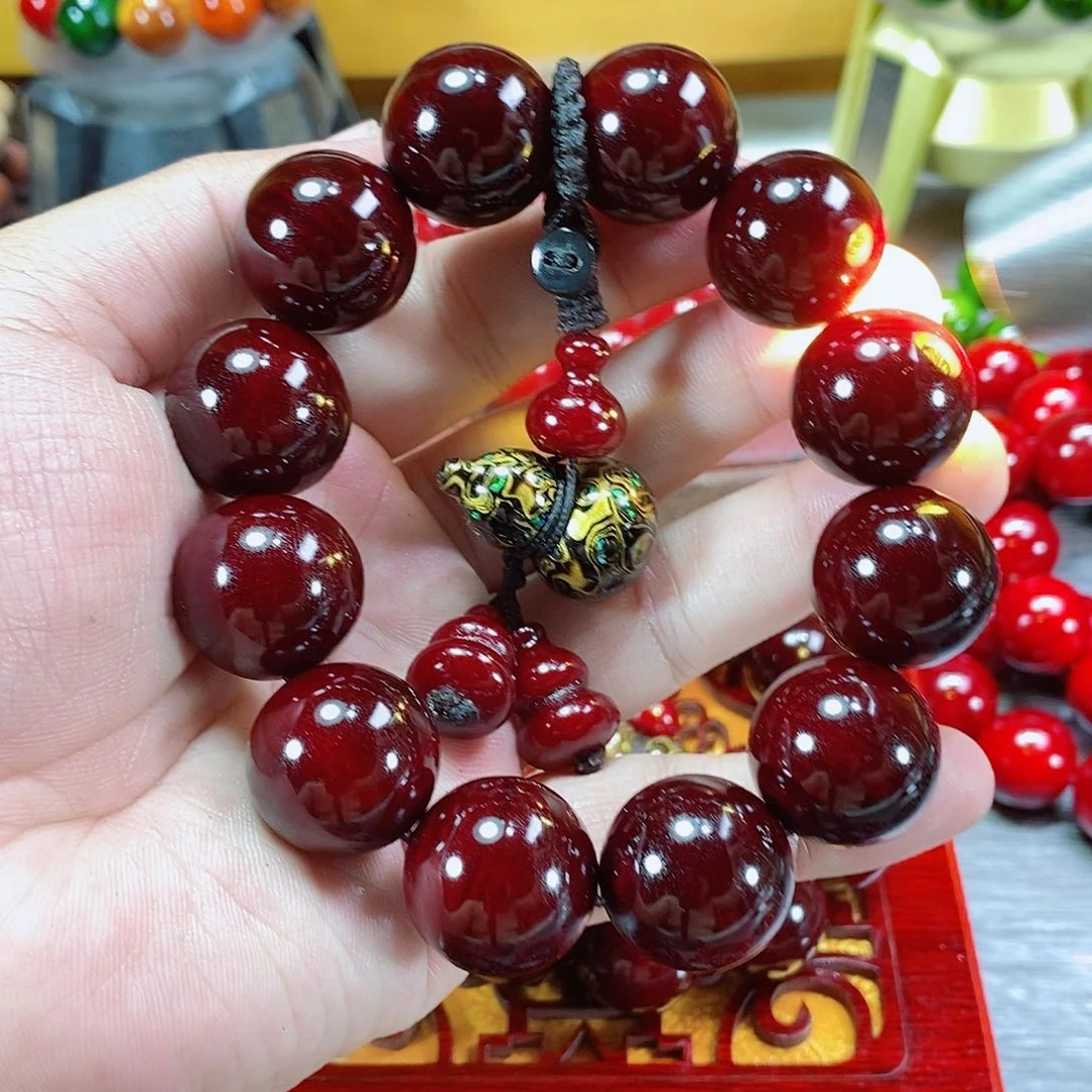 贝壳杉（血龙木）手串/手链2.0高透血龙木