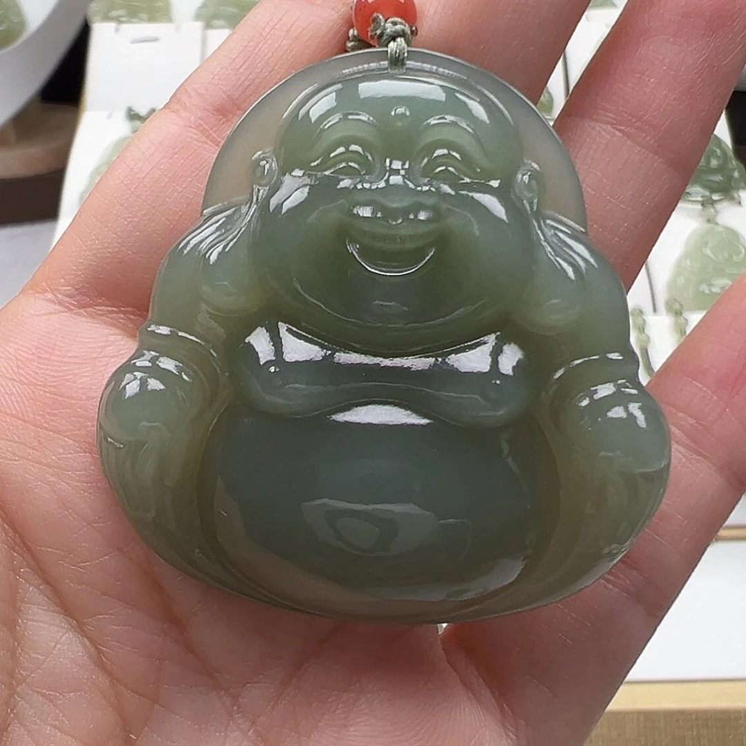 和田玉未镶嵌颈饰好*