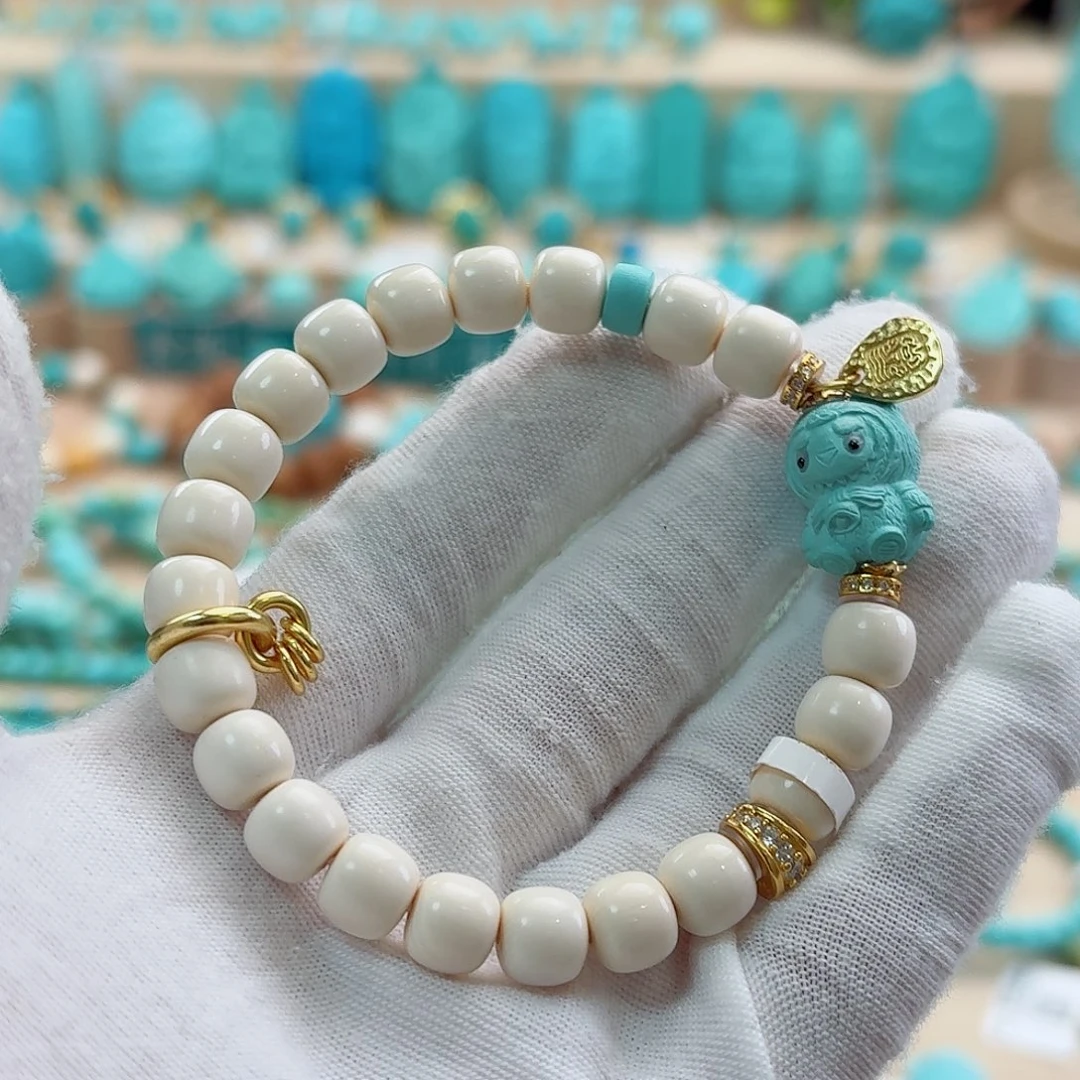 绿松石银S925镶嵌珠宝奇石