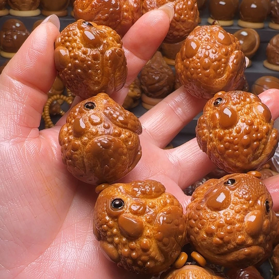 罗***盘橄榄核手串/手链金蟾3.23