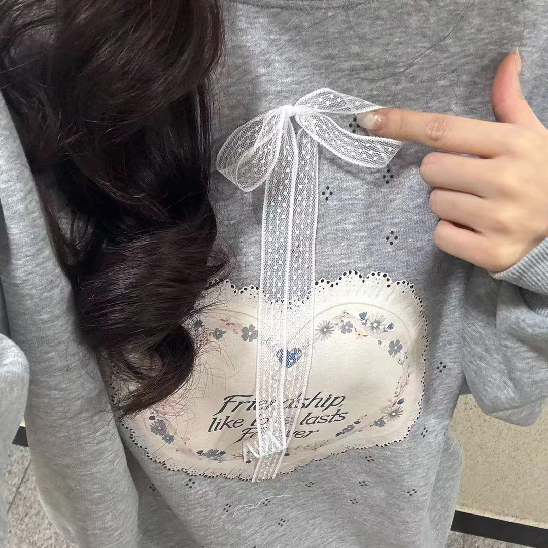 韩国东大门laker｜新款可爱甜美宽松舒适卫衣211781130