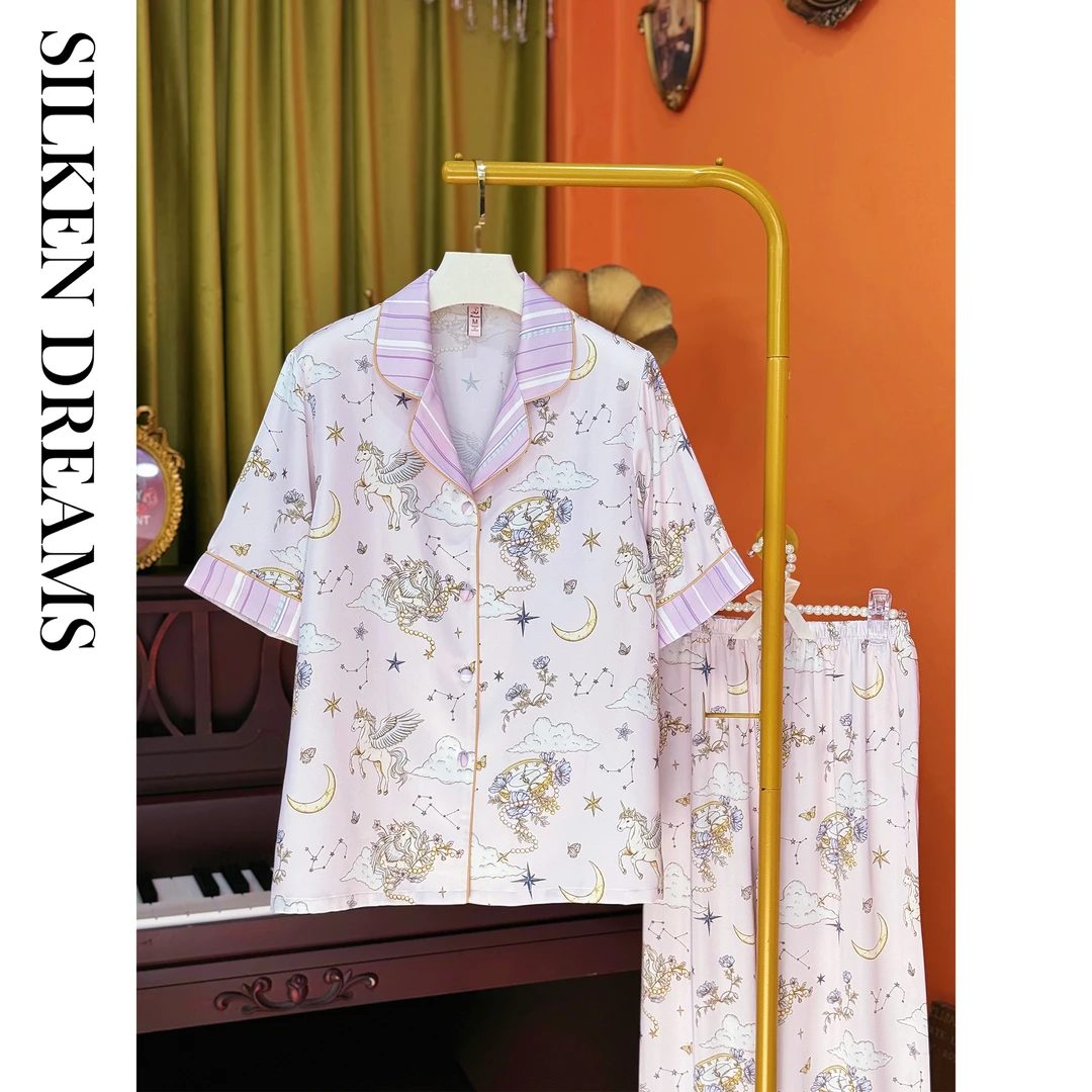 【云海之境 须弥时】夏季轻奢可爱薄款睡衣家居服套装7礼盒