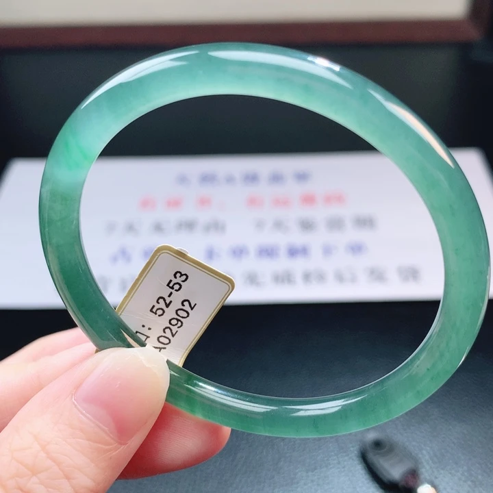 翡翠未镶嵌手镯翡翠手镯68