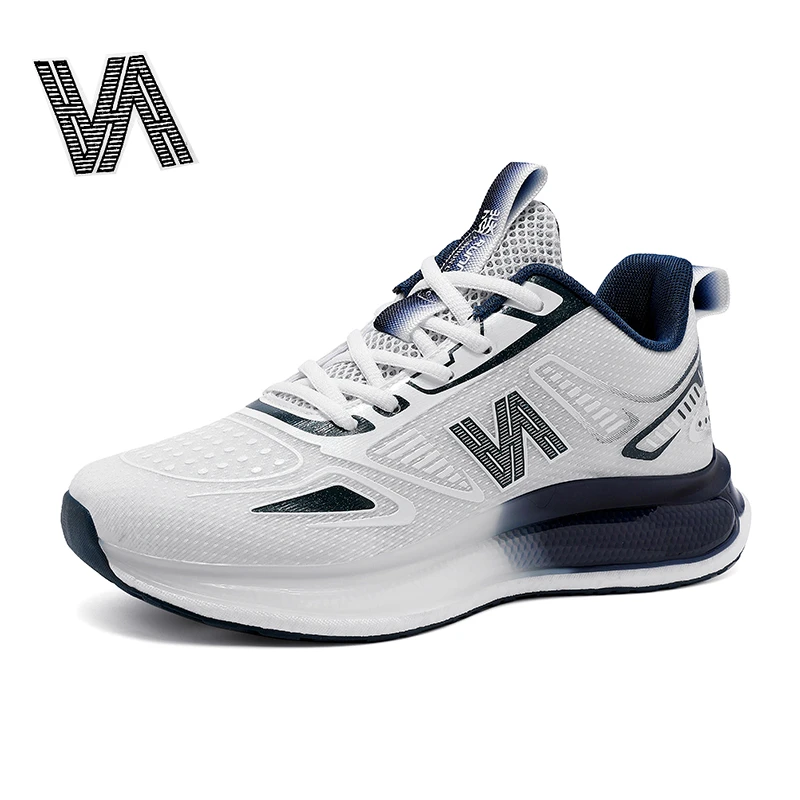 新漫跑秋季新款减震透气时尚情侣跑步鞋软底网面男鞋运动鞋1866