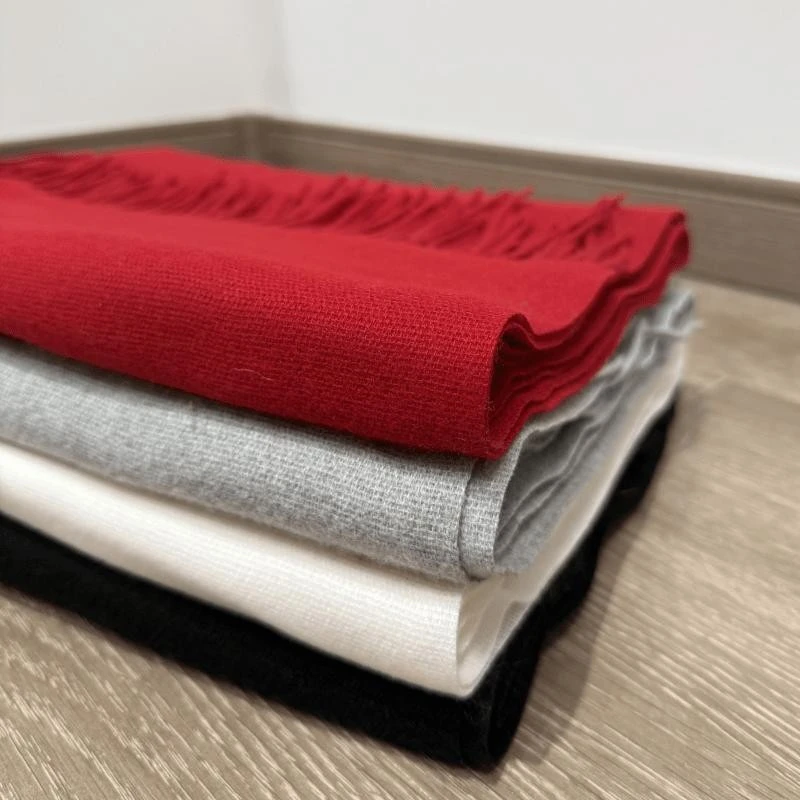 本治高等纯色围巾 jk制服搭配围巾多色学院风百搭秋冬保暖仿羊绒