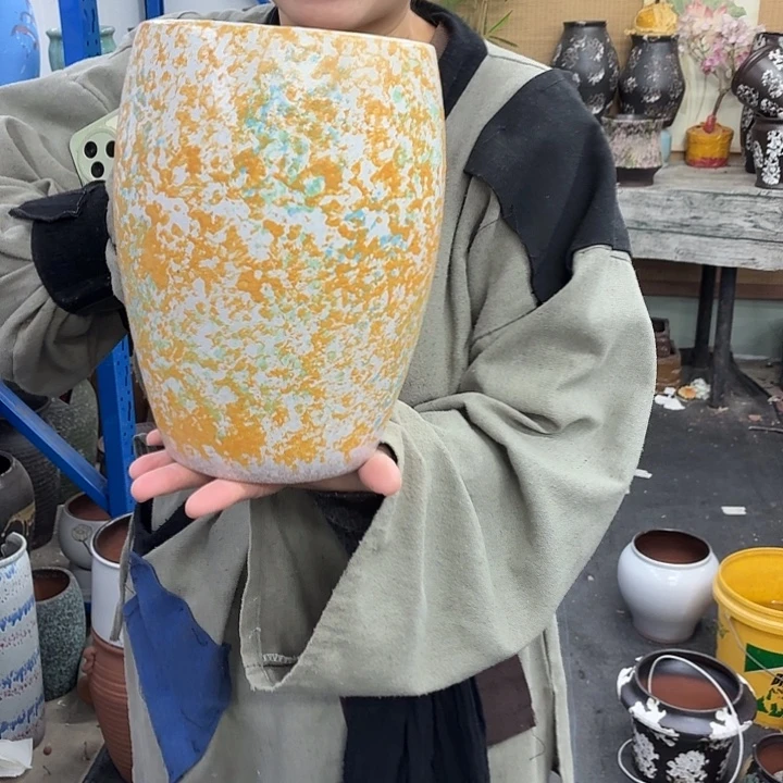 16×24 -粗陶花盆有孔-买买买