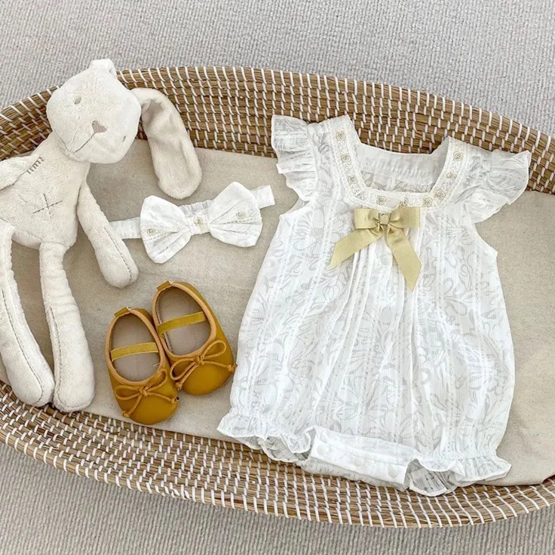 新款婴儿衣服夏装薄款新生儿包屁衣女宝宝连体衣满月百天哈衣夏季