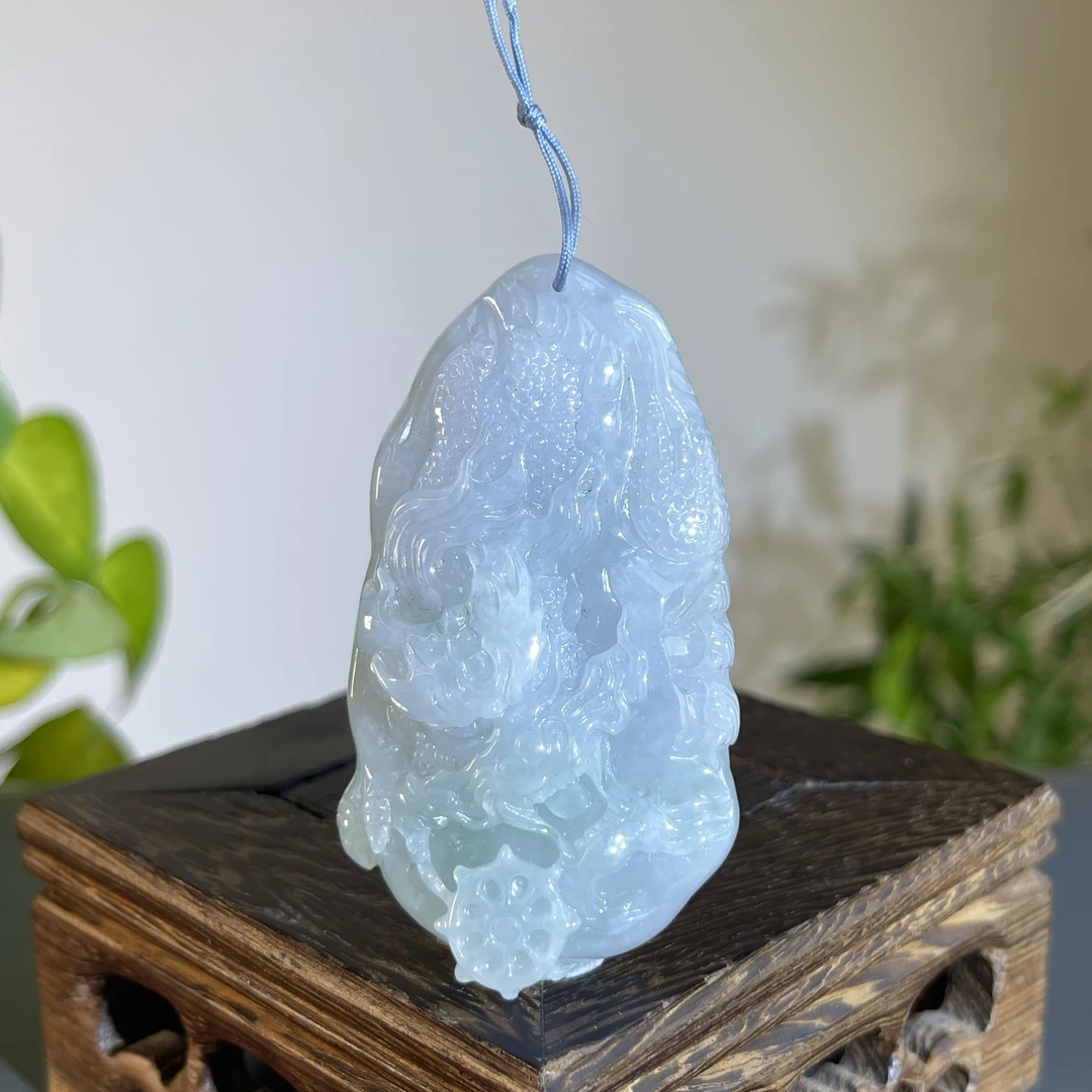 JTAA30-37  天然翡翠缅甸A货  龙牌