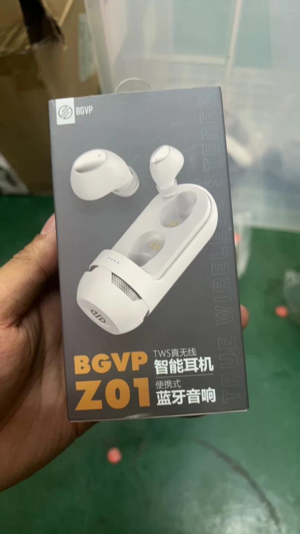 9新  捡漏 bGVP Z01 TWS真无线智能耳机 便携式蓝牙音箱 编号C554