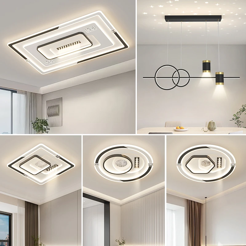 【顾家】C客厅主灯2025新款全光谱led吸顶灯现代简约大气全屋套餐