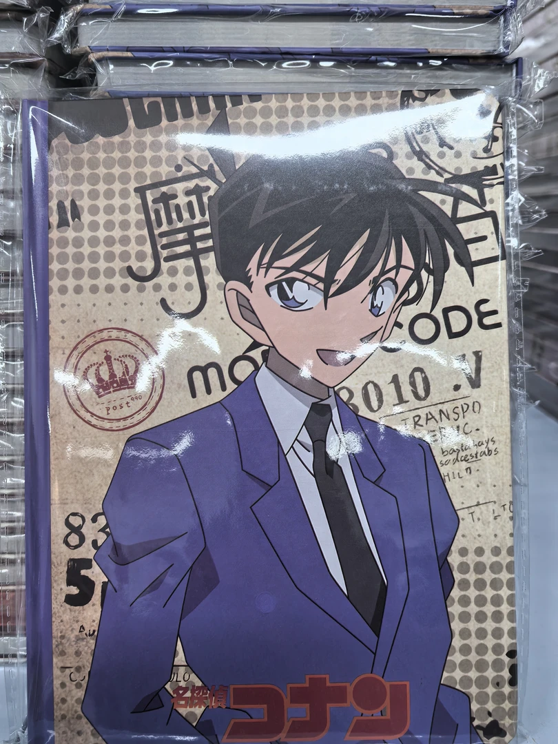 柯南全彩页硬壳本笔记本款式随机发