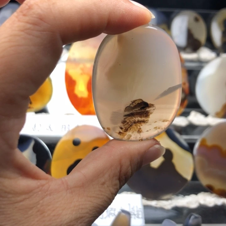 合金玛瑙/玉髓珠宝奇石068有瑕