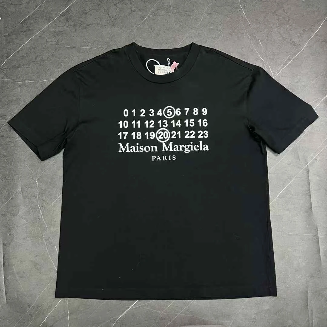 99新 Maison Margiela/梅森马吉拉 葡萄籽奢潮/数字短袖T恤/s
